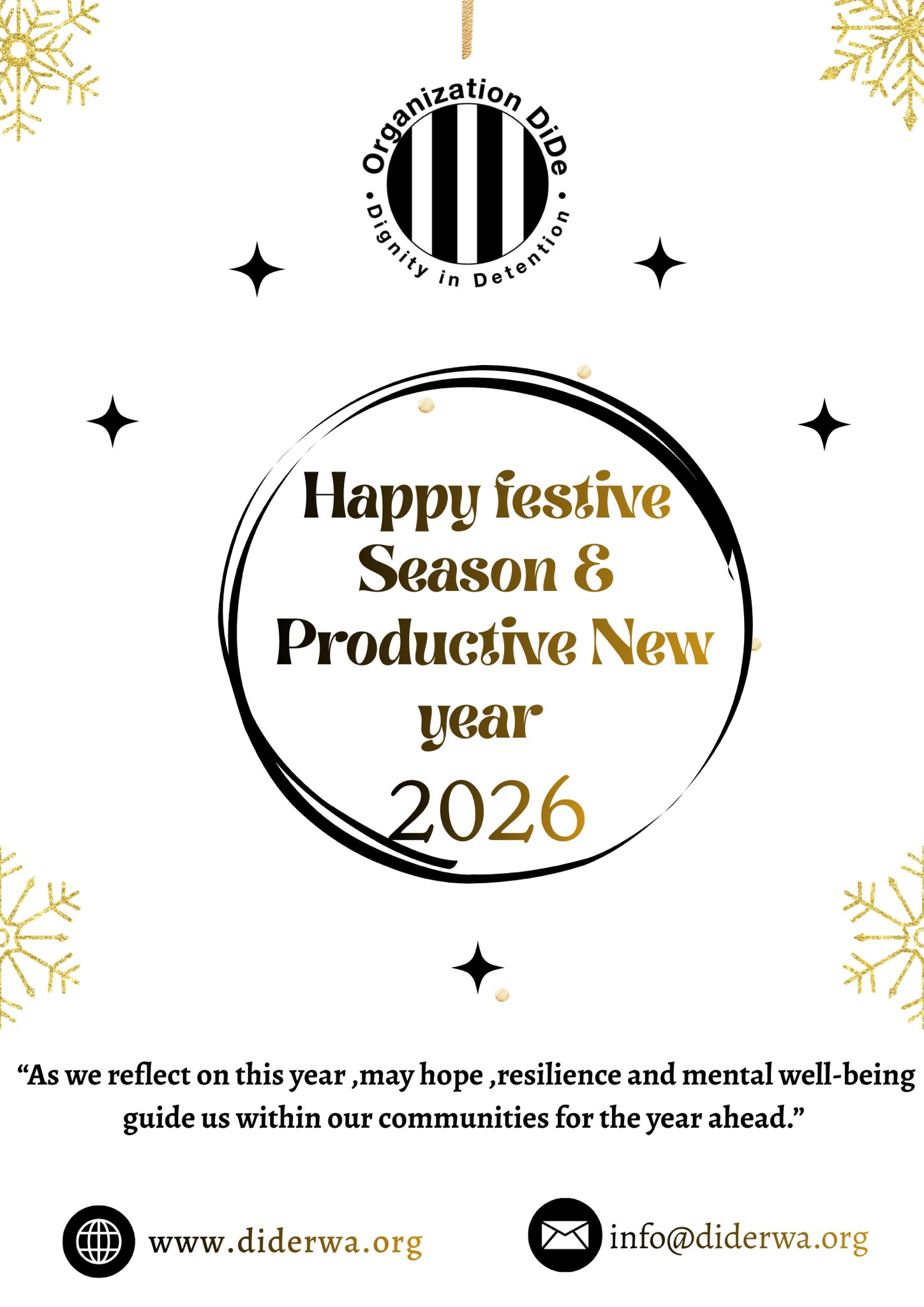 Happy Festive Season & Productive New year 2026